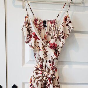 NWOT: Windsor Ruffle Mini Dress Size Small